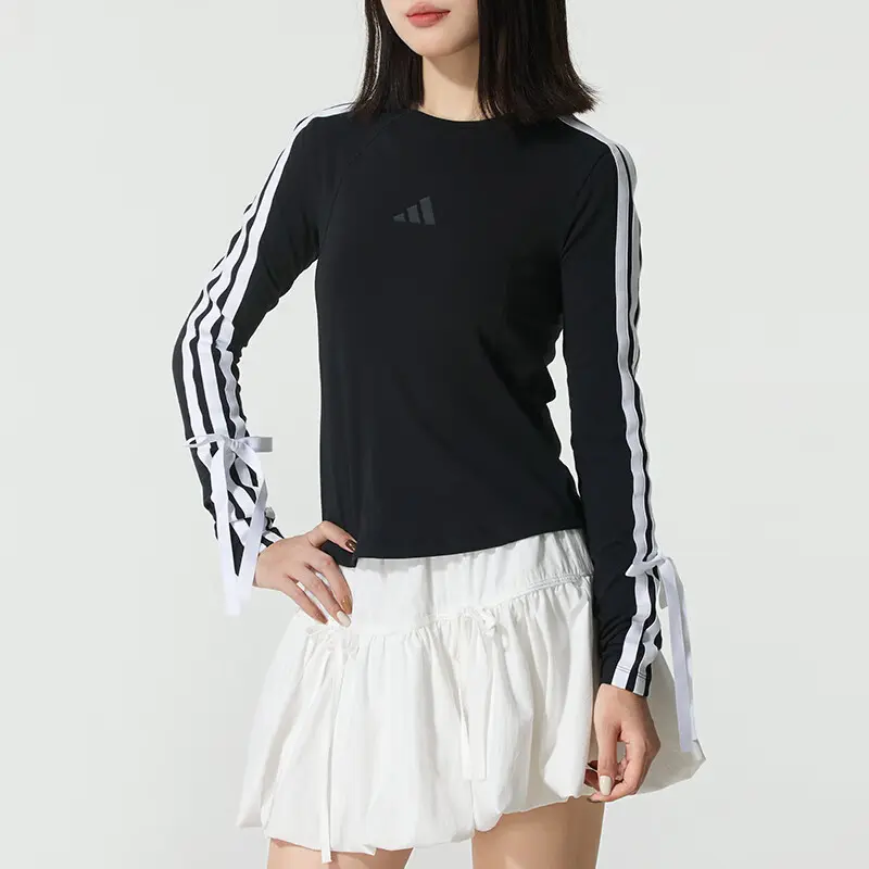 Adidas Футболка женская черная — фото 3
