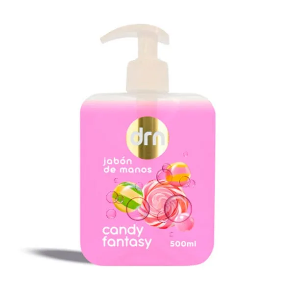 Мыло с экстрактом мяты DRN Jabón Liquido Manos Candy Fantasy 500 мл