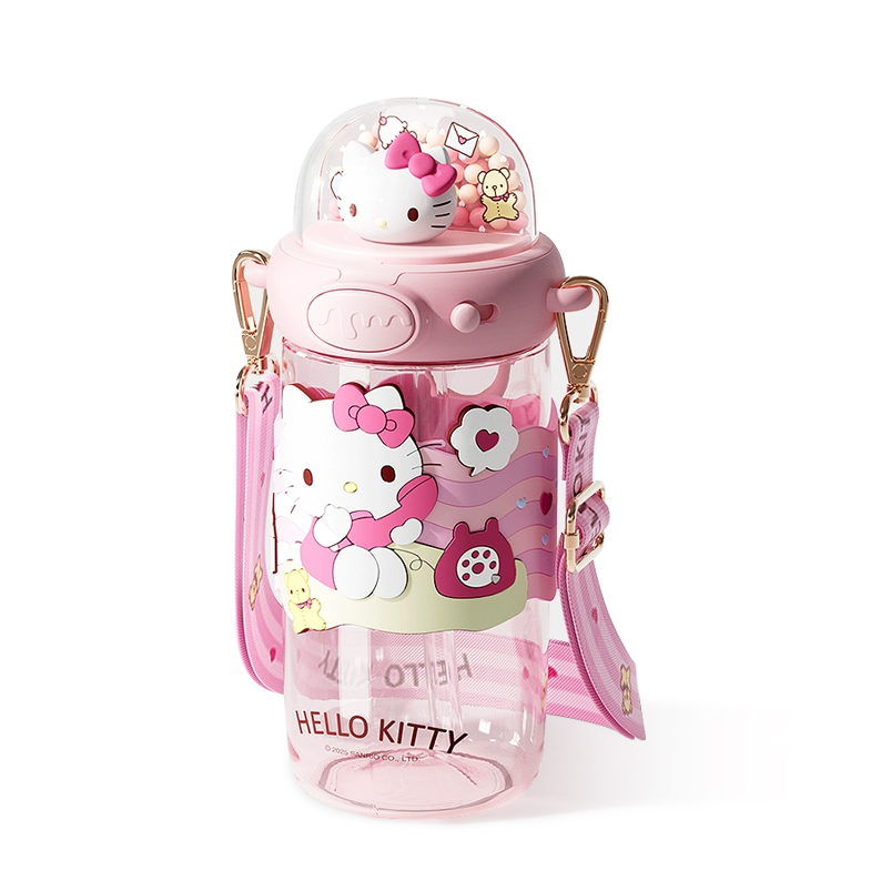 Hello Kitty, Kuromi, My Melody, Cinnamoroll Practical For Students In Summer 650ml Sanrio, Shiny Space Cup-Cinnamoroll[650Ml] — фото 2