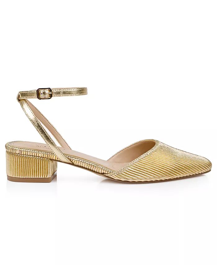 Женские туфли-лодочки Stacy Snip Toe Dress Jewel Badgley Mischka, золотой — фото 2