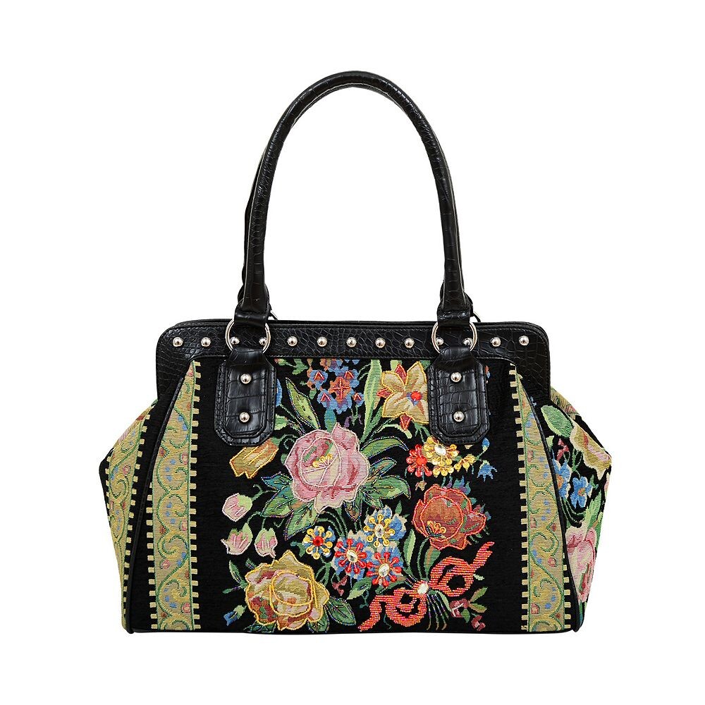 

Сумка-тоут Weekender Mellow World Flower Shop из бисера, черный