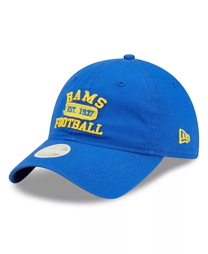 

Женская регулируемая кепка Royal Los Angeles Rams Formed 9TWENTY New Era, синий