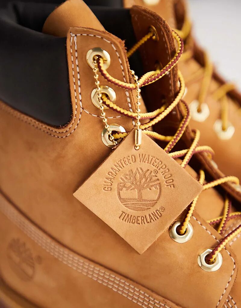Мужские ботинки Timberland из нубука, пшенично-коричневый — фото 2