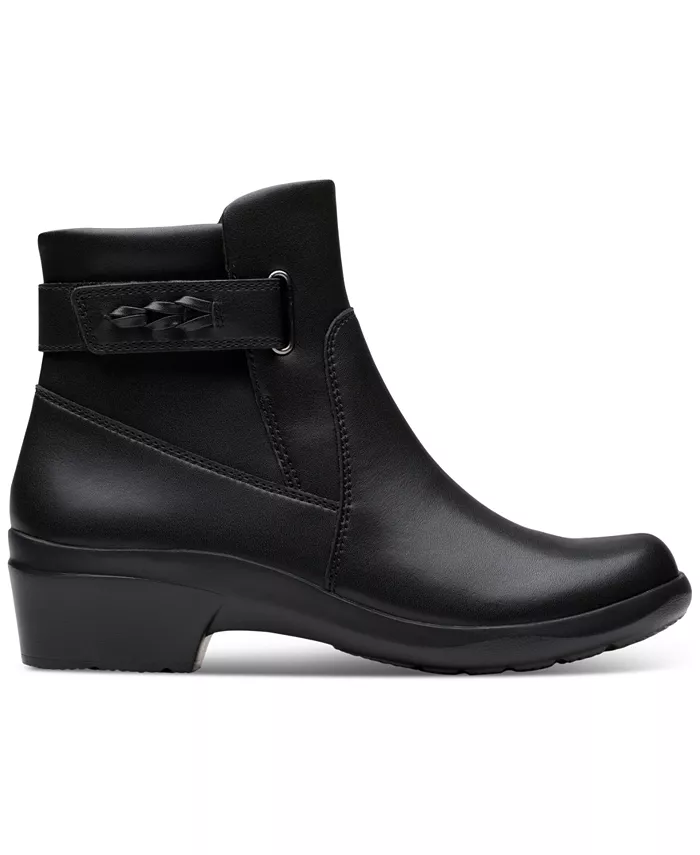 Коллекция женских ботильонов Angie Serena на танкетке Clarks, черный — фото 2