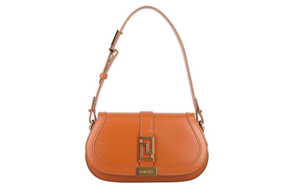 

VERSACE Сумка через плечо FANSIZHE Greca Goddess из коровьей кожи, женская, карамельно-коричневого цвета