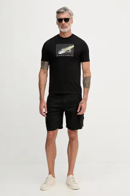 Футболка свободного кроя T-shirt BOSS Orange, черный — фото 2