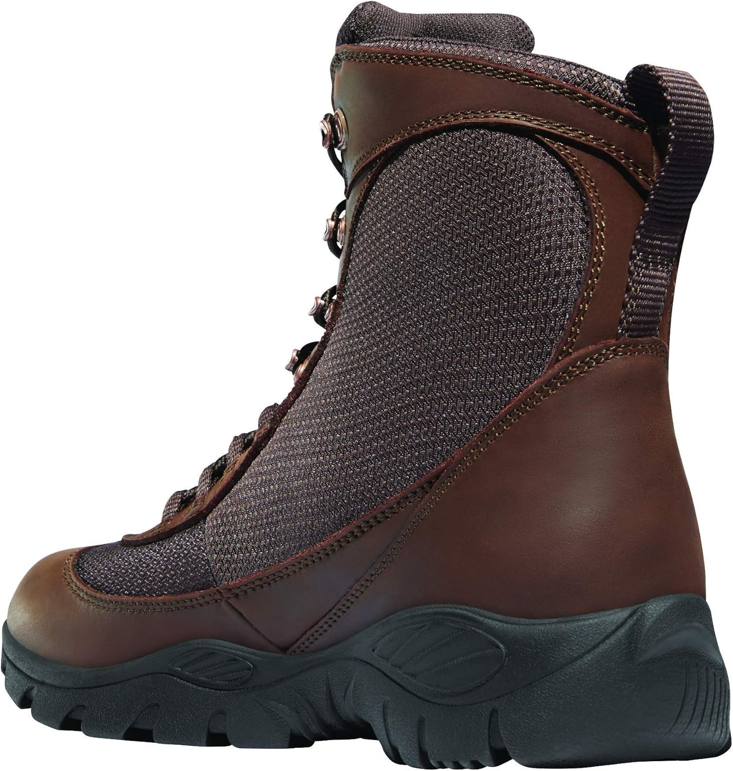 Мужские охотничьи ботинки Danner Element 8” - водонепроницаемая кожа полного зерна и нейлон 900D с дышащей подкладкой, амортизирующей подошвой и противоскользящей подошвой, коричневый — фото 3