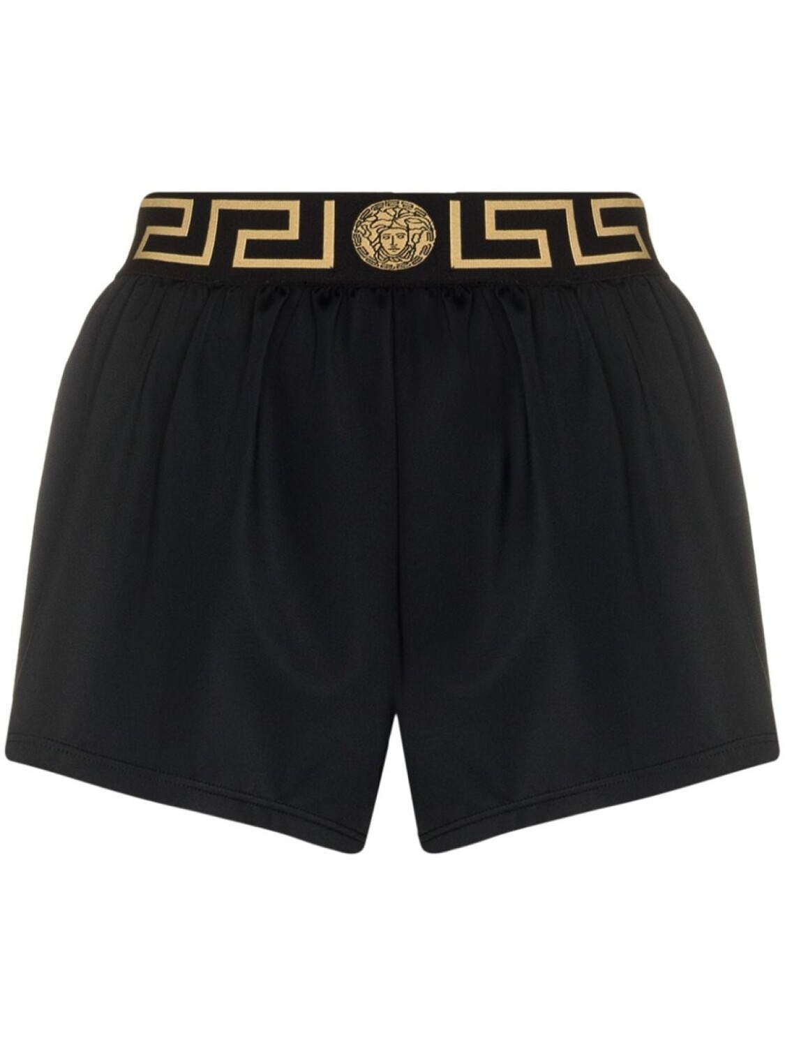 

Versace шорты с узором Greca, черный