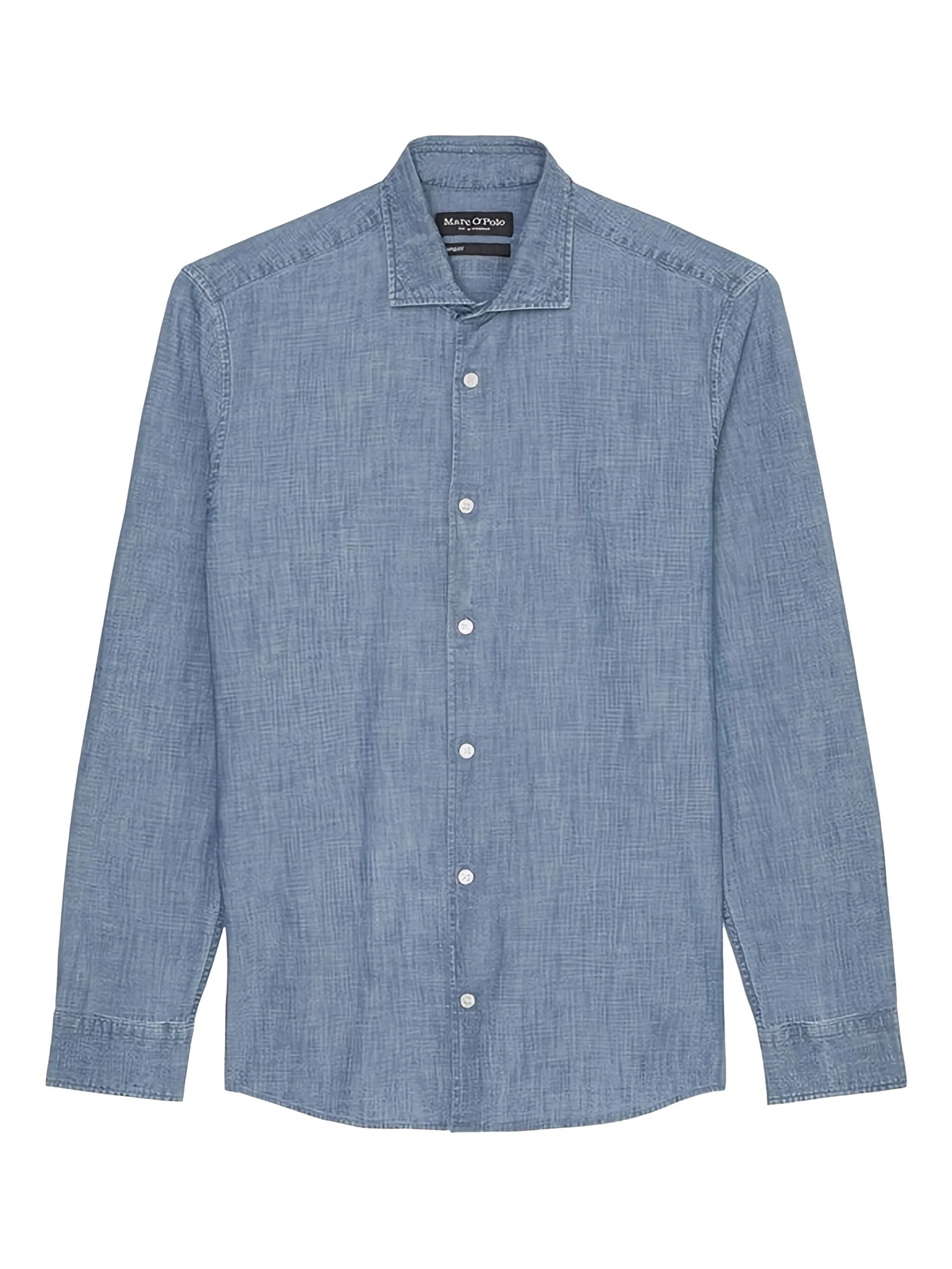 

Рубашка из ткани шамбре Marc O'Polo, синий