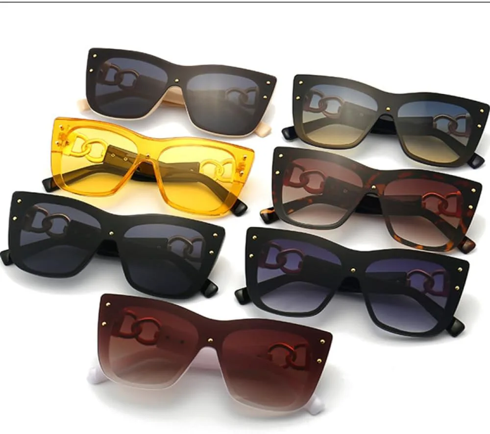 

Женские солнцезащитные очки в винтажном стиле, увеличенного размера, с защитой от ультрафиолета UV400, для вечеринок, для путешествий LANGSER, Black Gray