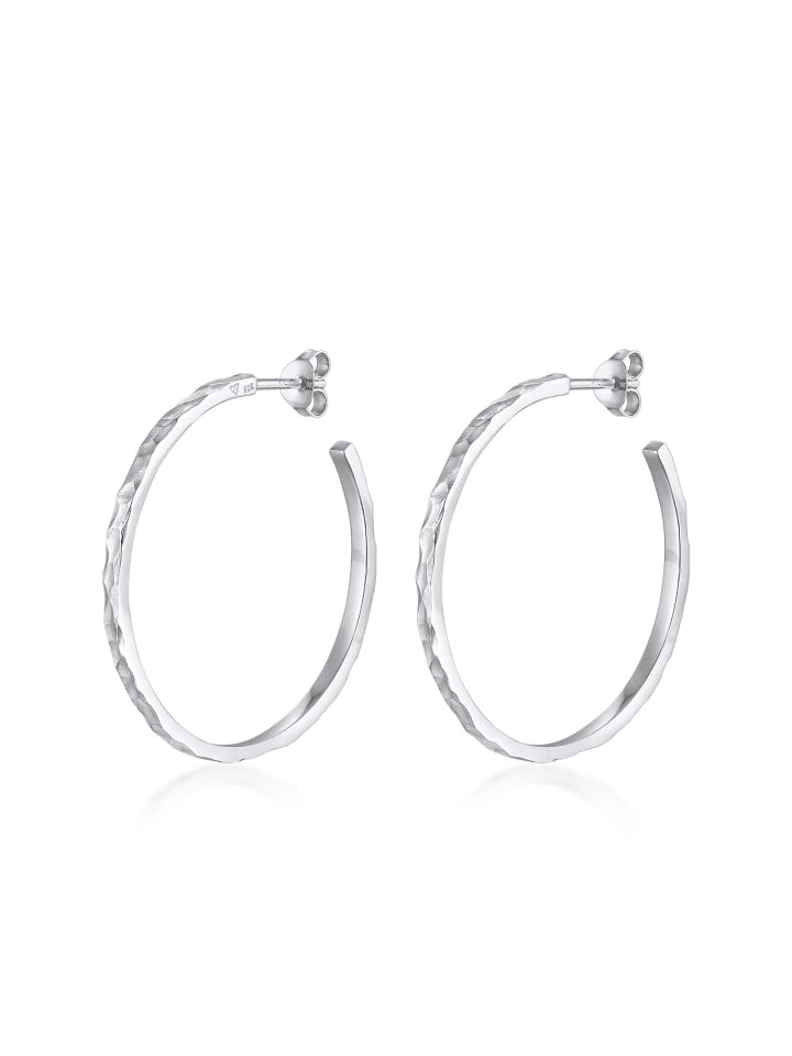 

Elli Серьги в форме круга из серебра 925 пробы