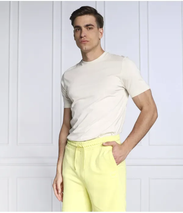 Футболка Томпсон regular fit Boss, экрю — фото 3