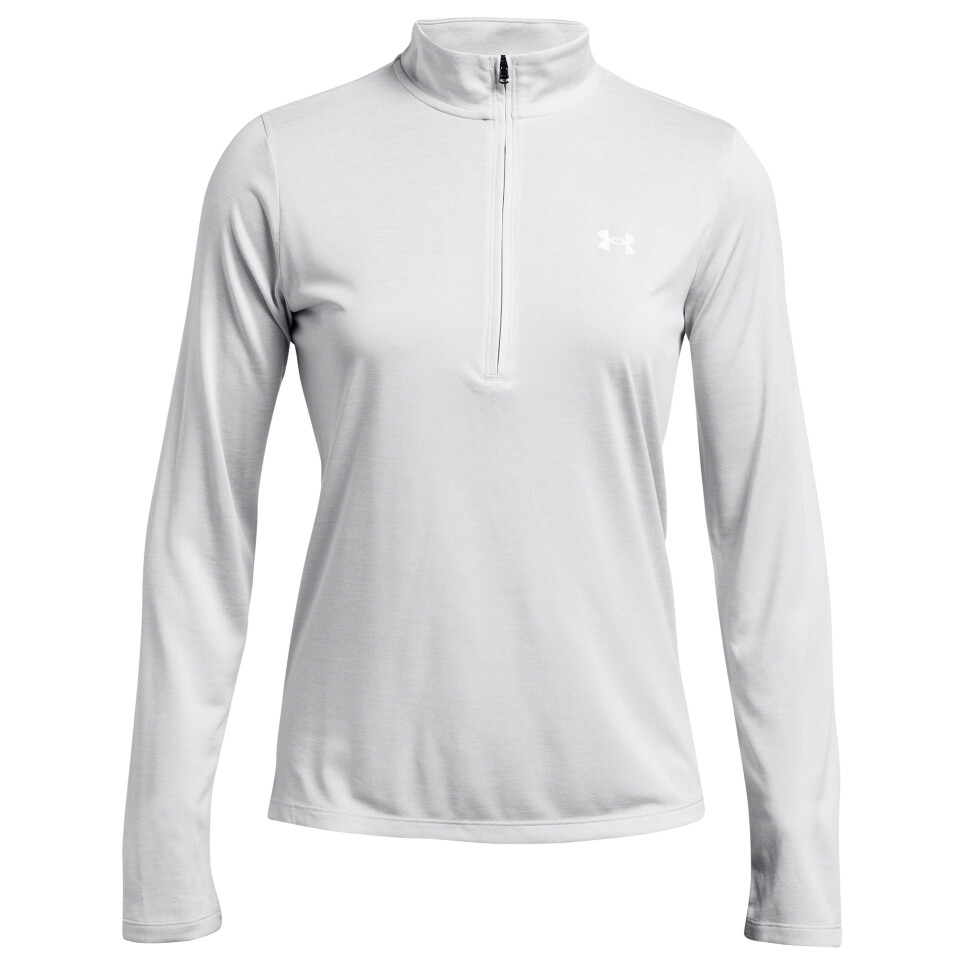 

Спортивная и тренировочная куртка Under Armour Women's Tech 1/2 Zip Twist, цвет Halo Gray