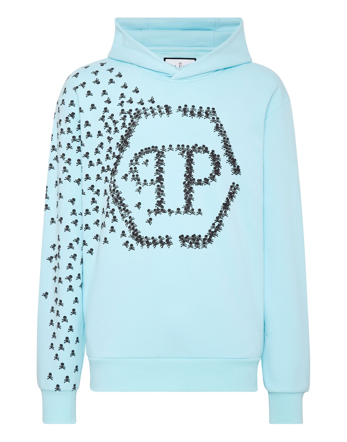 

Толстовка с капюшоном Skull&Bones Philipp Plein, цвет Light Blue