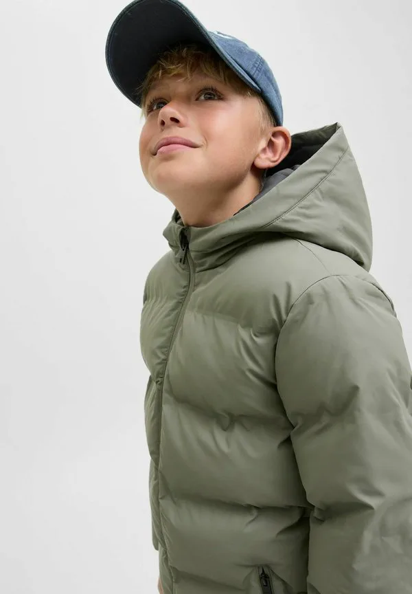 Зимняя куртка Jack & Jones Junior, Dusty Olive — фото 4