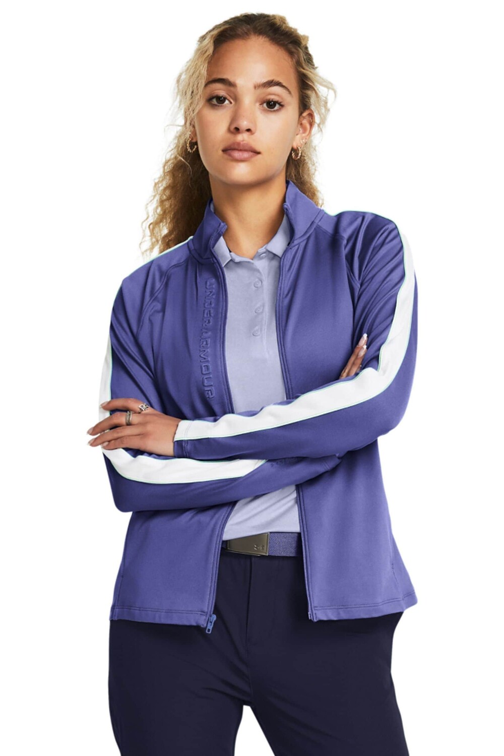 

Толстовка среднего слоя Storm с молнией и полной молнией Under Armour, синий