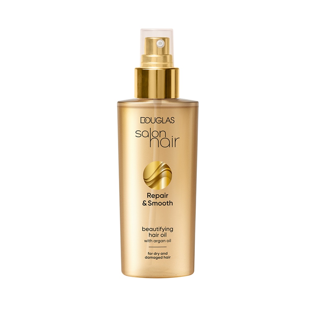 

Восстанавливающее и разглаживающее масло для волос salon hair repair & smooth beautifying hair oil Douglas Collection, 95 мл