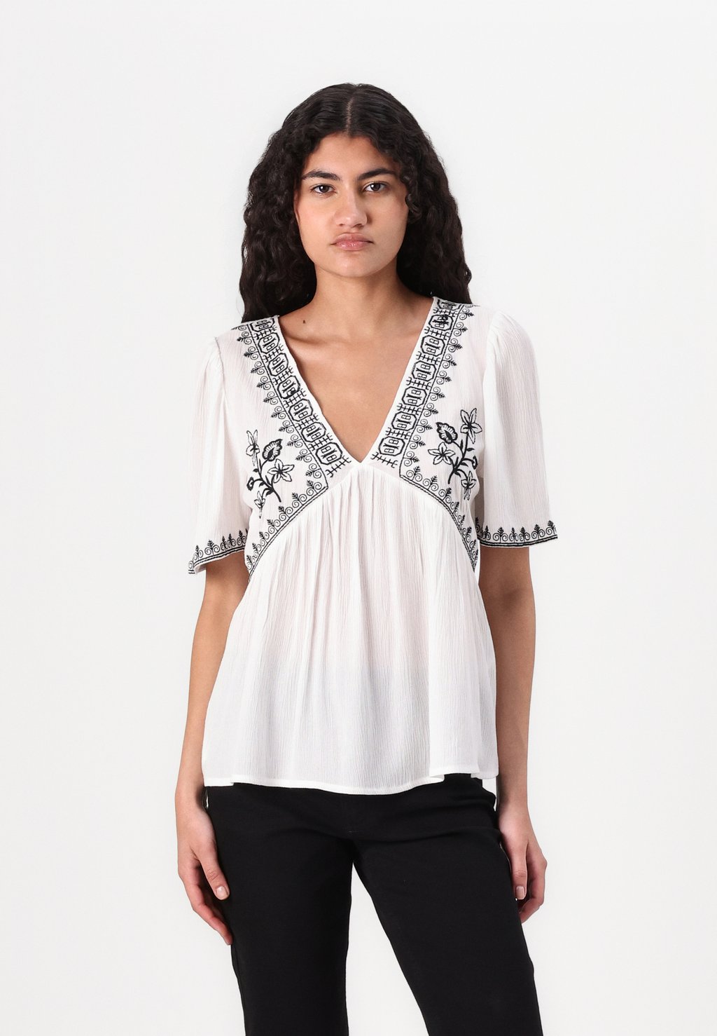 

Топ HARPER V NECK - Blouse JDY, кремовый