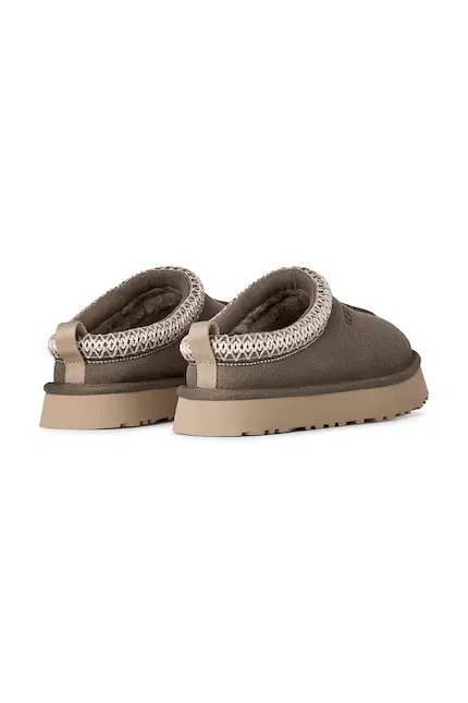 Тапочки с открытой пяткой Tazz UGG, зеленый — фото 3