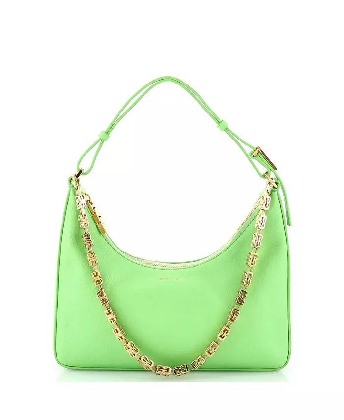 

Маленькая кожаная сумка с вырезом в виде луны Pre-Owned Givenchy, зеленый