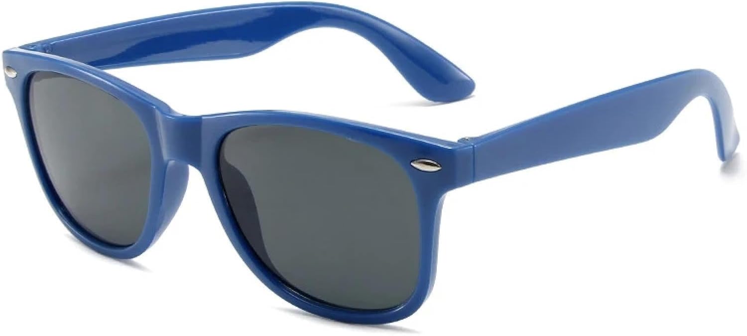 

Солнцезащитные очки с защитой от УФ-излучения UV400 | Цветные линзы Rivet Punk | Для женщин и мужчин, для занятий спортом на открытом воздухе и вождения DSVIGF, Blue-black