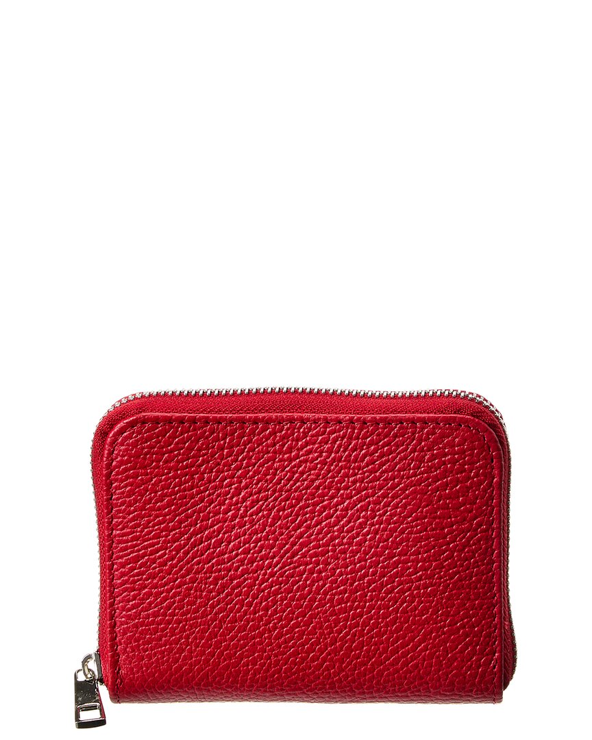 

Итальянский кожаный кошелек Italian Leather, красный