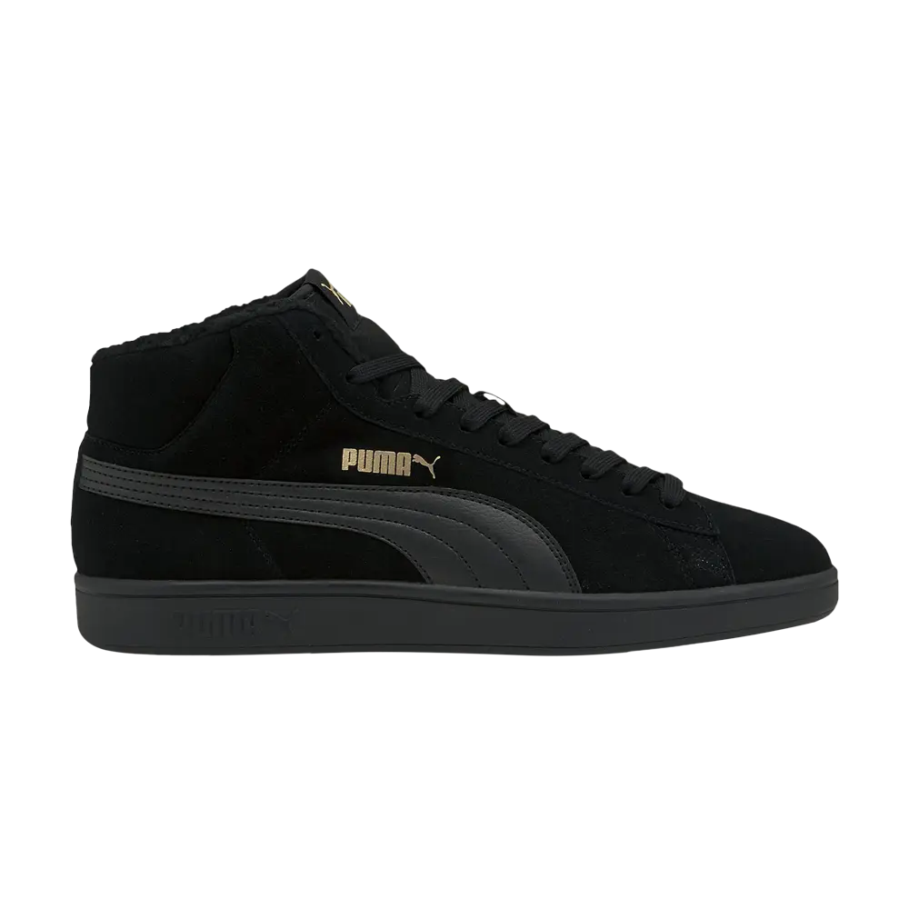 Кроссовки Smash v2 Mid Winter Puma, черный