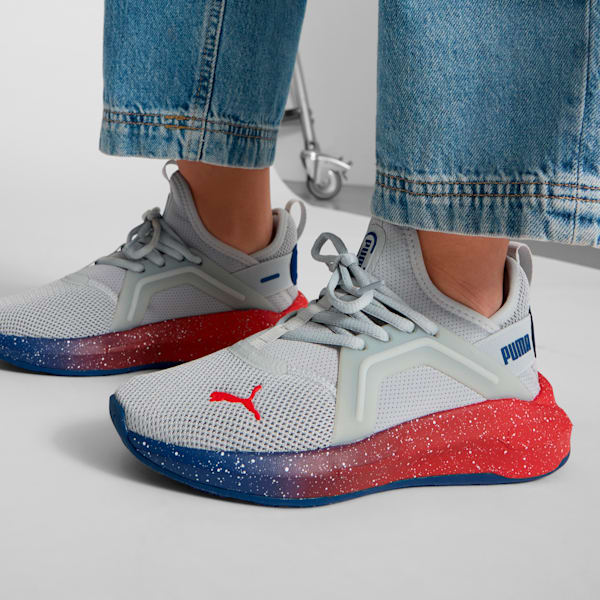 Кроссовки для больших детей Softride Enzo 5 Speckle Fade Puma, серый — фото 2
