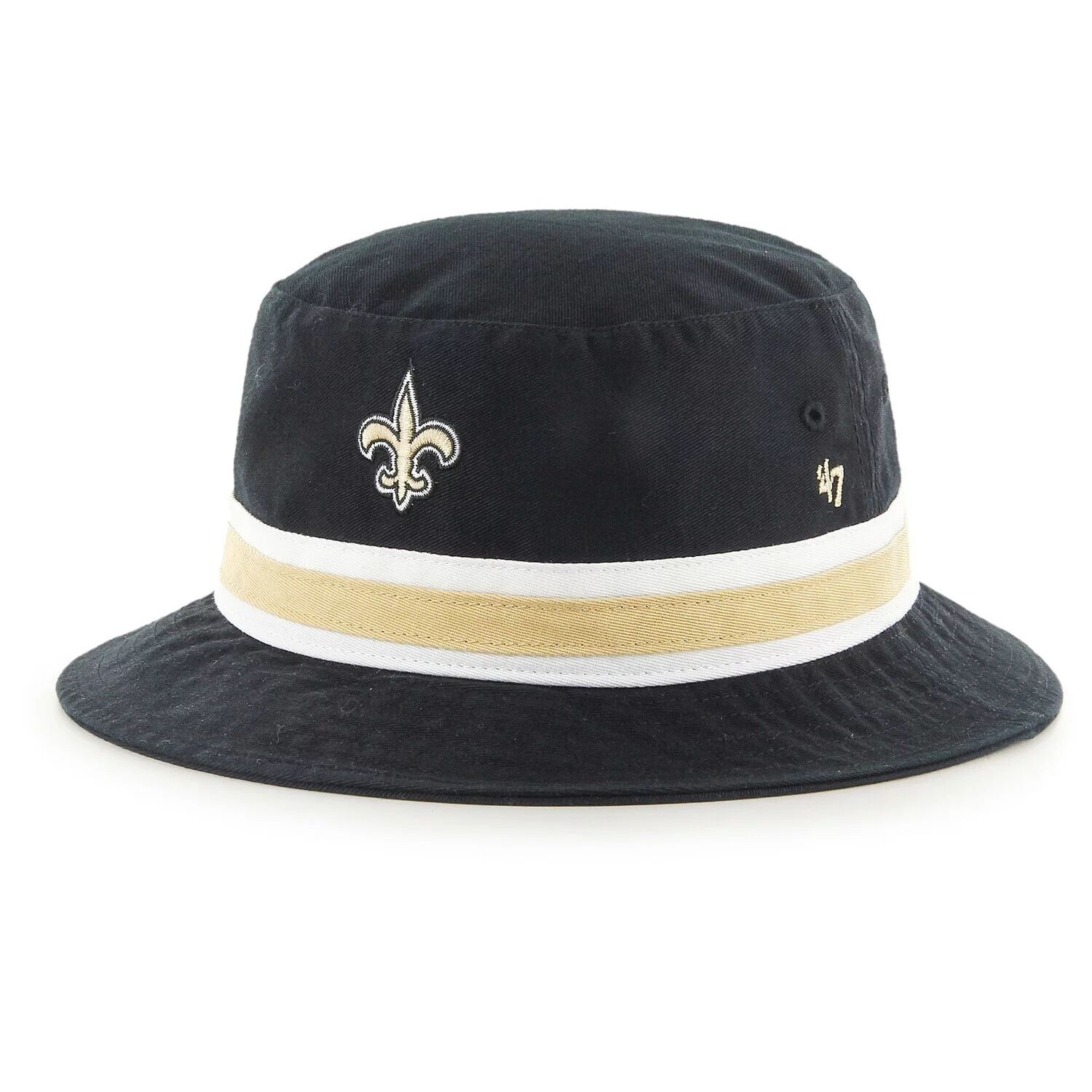 

Мужская черная панама в полоску New Orleans Saints '47