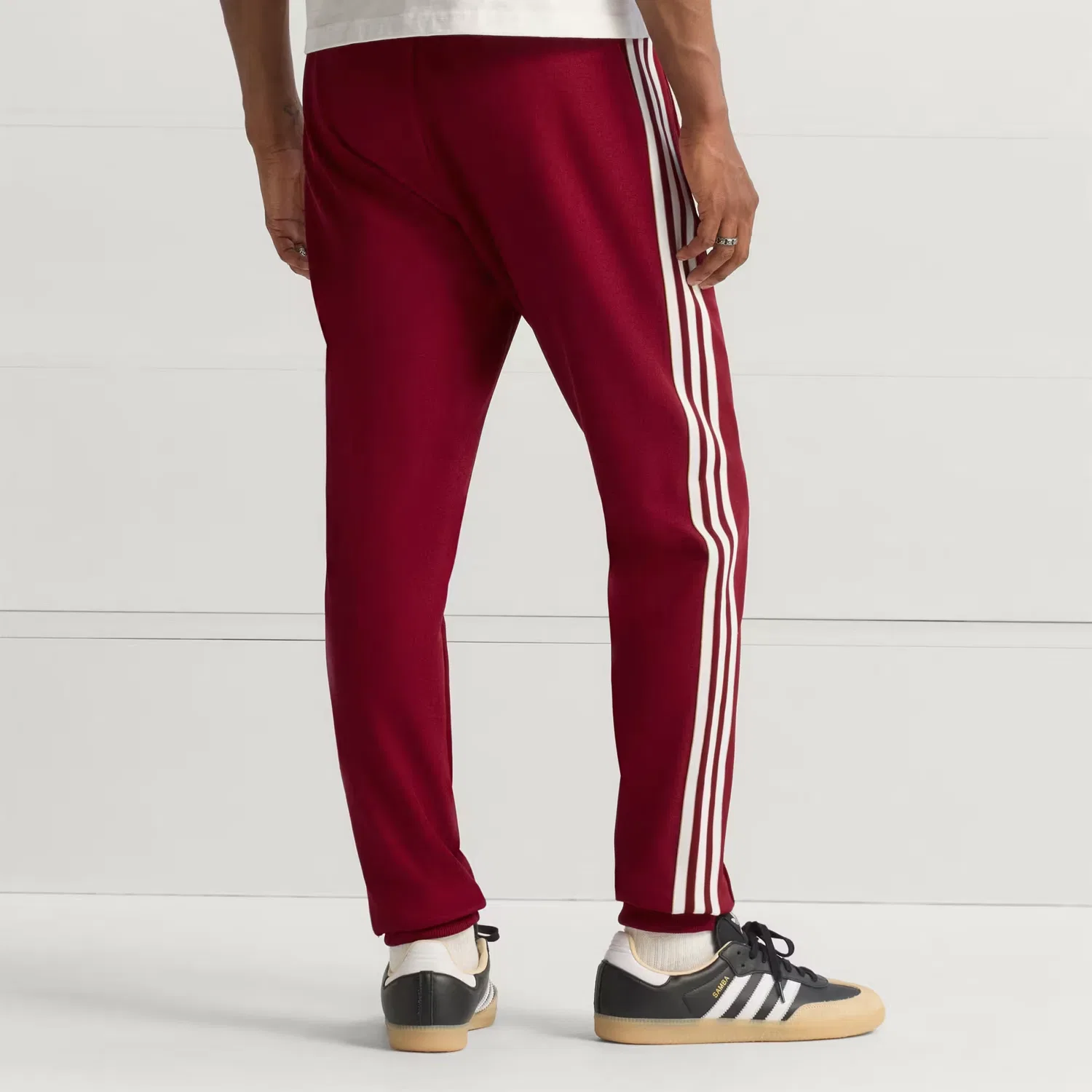 Спортивные брюки с принтом Arsenal Adidas Originals красные — фото 4