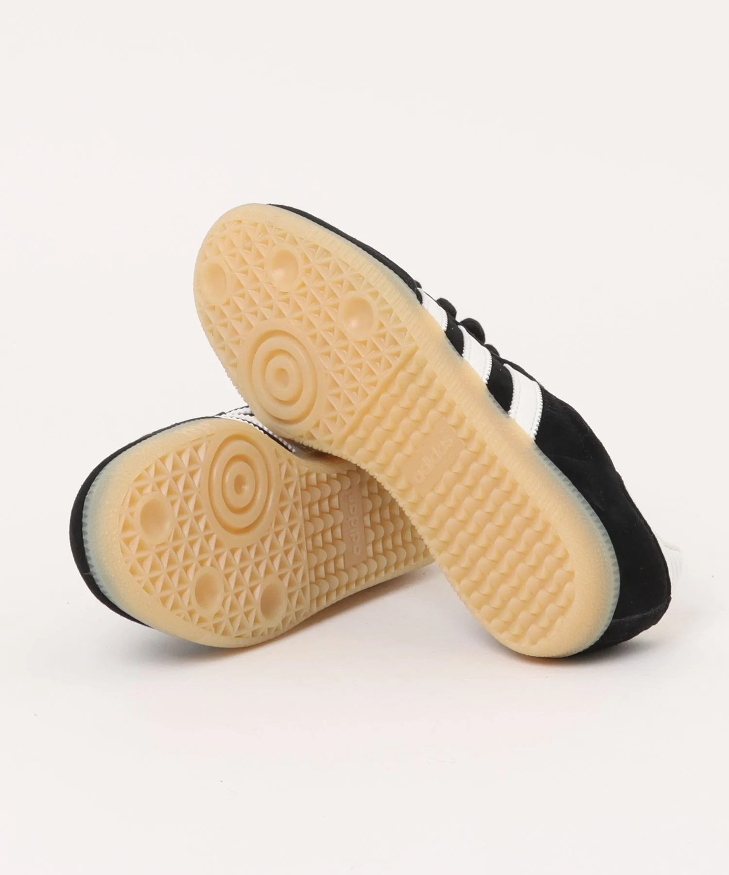 Мужские кроссовки из натуральной кожи Adidas Samba OG чёрные — фото 3