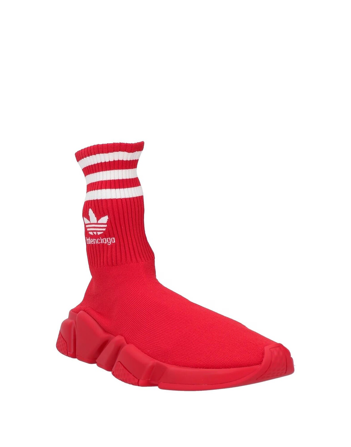 Кроссовки Balenciaga X Adidas Originals, красный — фото 2