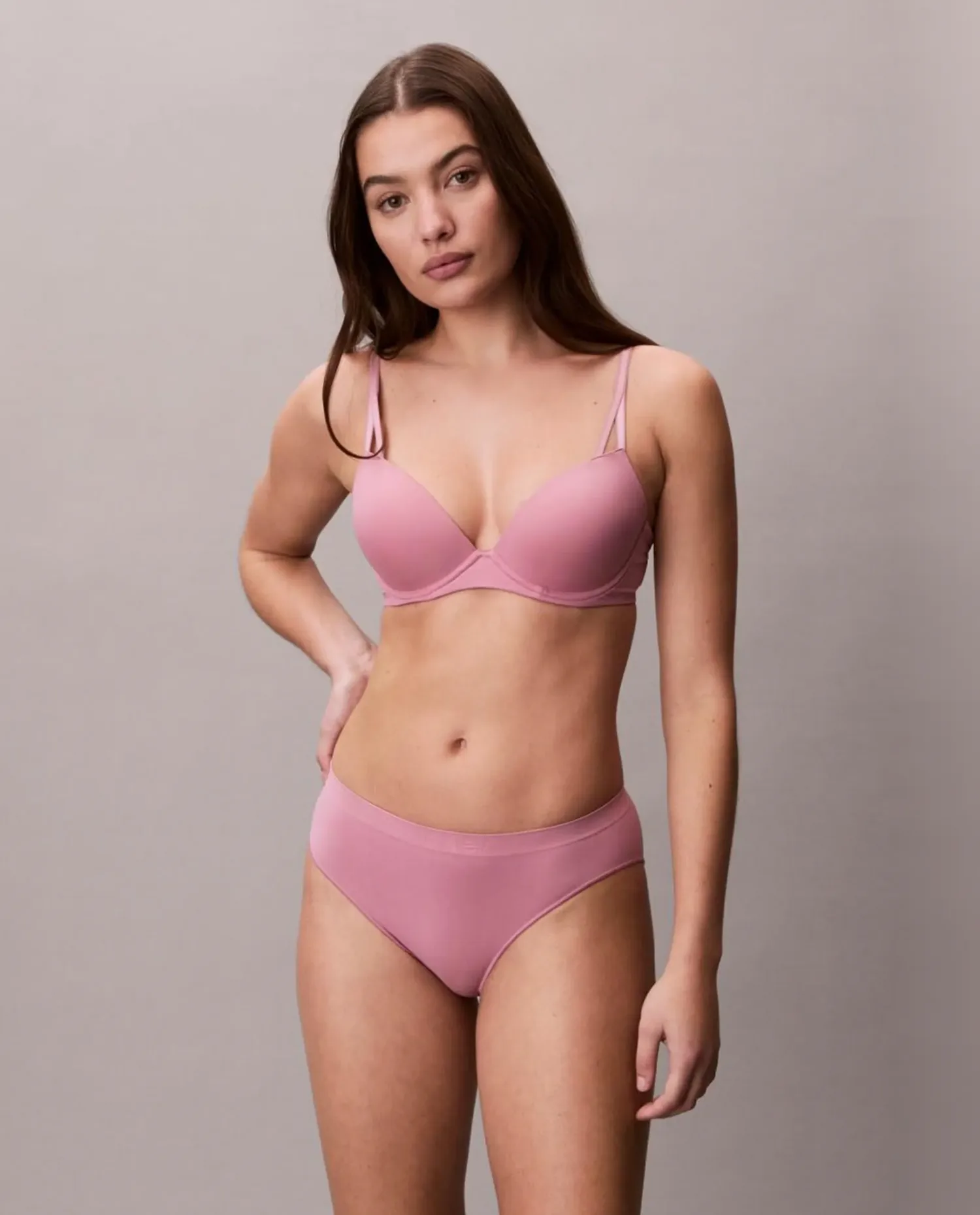 Бразга BONDED FLEX БЕЗШОВНАЯ Calvin Klein, розовый — фото 2