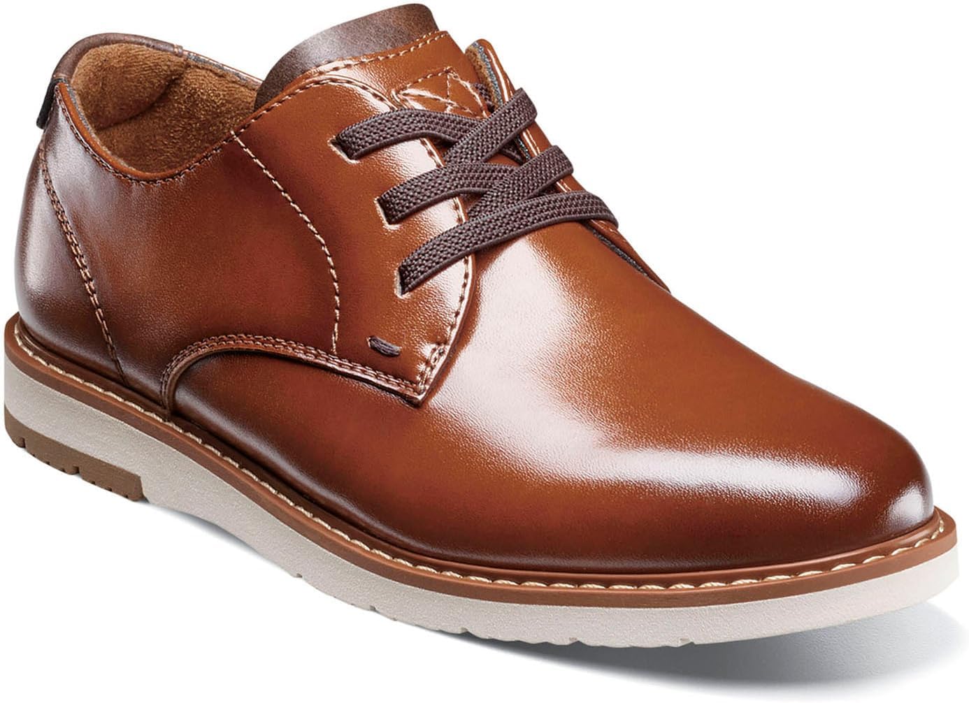 

Детские оксфорды Florsheim Vibe с простым носком- для маленьких и больших детей, Cognac