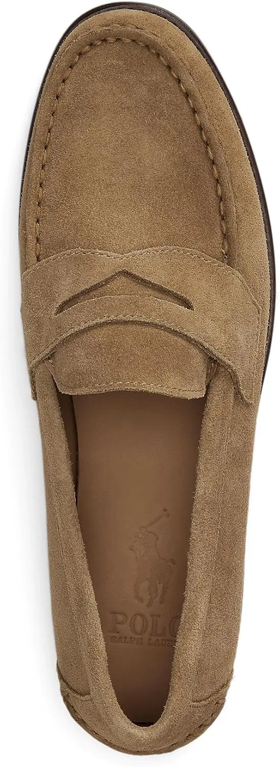 Лоферы из замши, POLO RALPH LAUREN, Desert Tan — фото 4