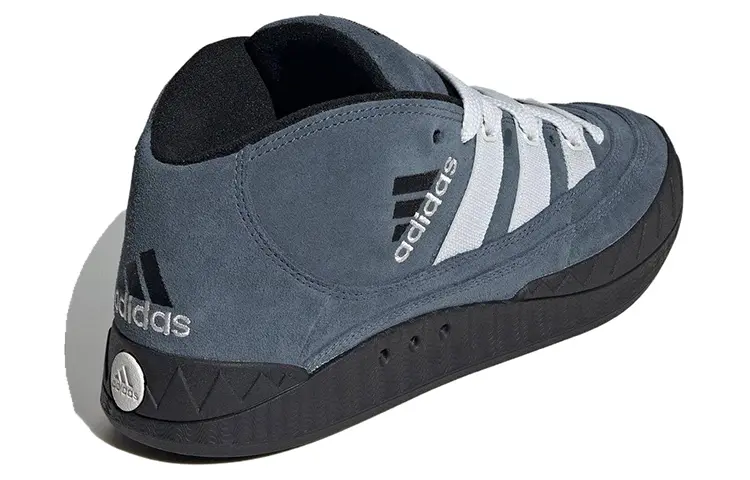 Мужские кроссовки для скейтбординга adidas originals Adimatic, Синий/Белый — фото 4