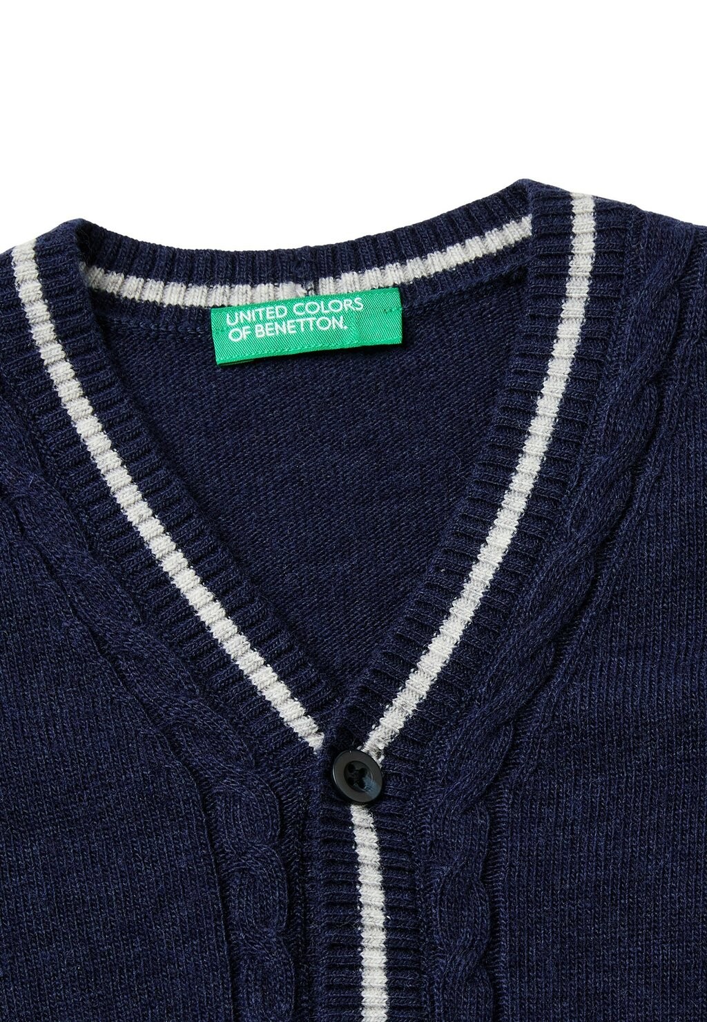 

Кардиган V-NECK United Colors of Benetton, синий