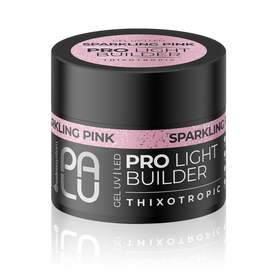 

Гель-лак Palu Nail Builder Gel Pro Light Builder Sparkling Pink 45 г
