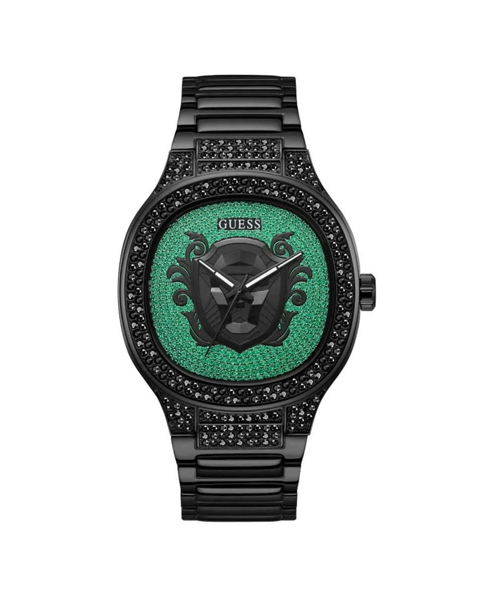 

Мужские часы Kingdom GW0565G2 из стали с черным ремешком Guess, черный