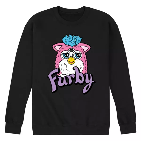 

Мужская толстовка с логотипом Furby из флиса Licensed Character, черный
