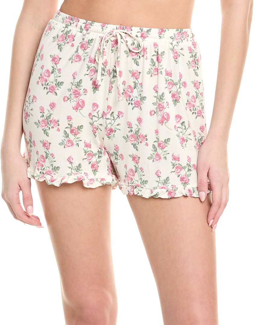 

Рэйчел Парселл Короткие шорты с рюшами Rachel Parcell, белый