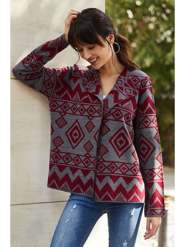 

Кардиган Milan Kiss, цвет bordeaux/grau