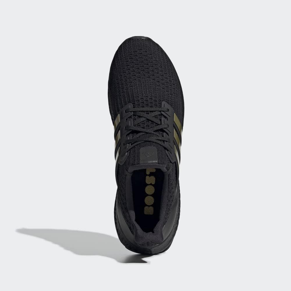 Женские кроссовки для бега Adidas Ultraboost, черный/золотой — фото 4