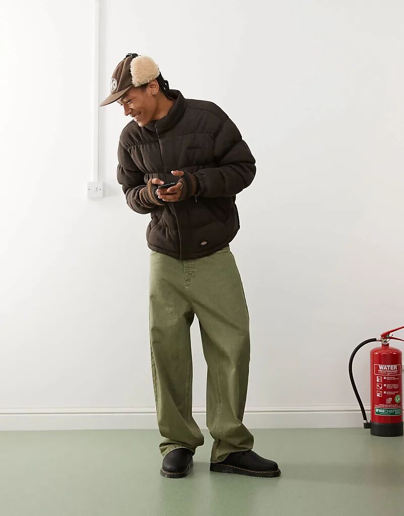 

Пуховик Mount Hope коричневого цвета Dickies