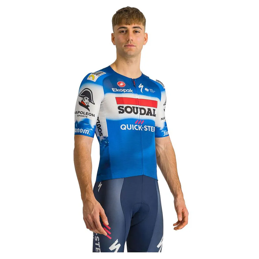 

Джерси Castelli Aero Race 7.0 Soudal Quick-Step 2024 short sleeve, синий