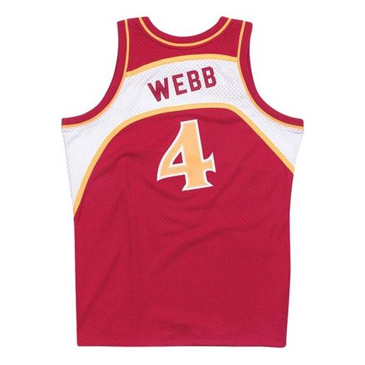

Баскетбольное джерси Mitchell & Ness NBA Swingman Jersey 'Atlanta Hawks - Spud Webb 1986-87', красный