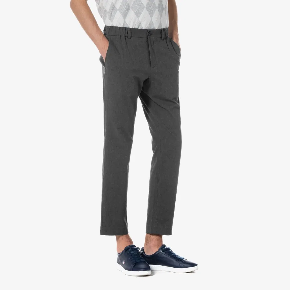 Мужские чиносы с микроузором серого цвета от Lacoste — фото 3