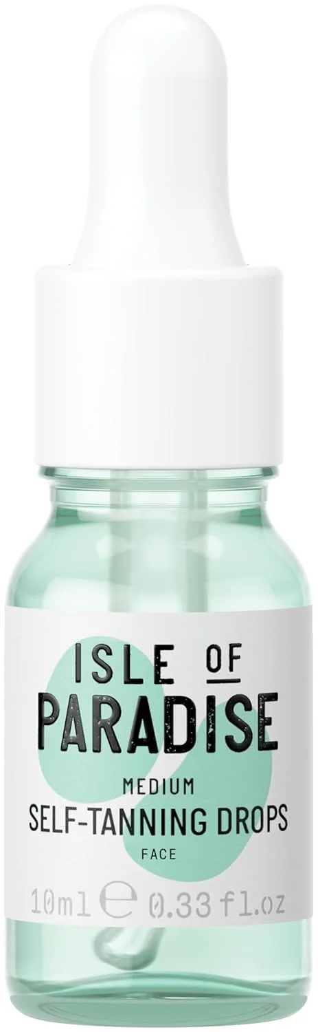 Капли для автозагара Isle of Paradise Mini Self Tanning Natural Glow Face Drops 9,8 мл (1 шт.), Medium