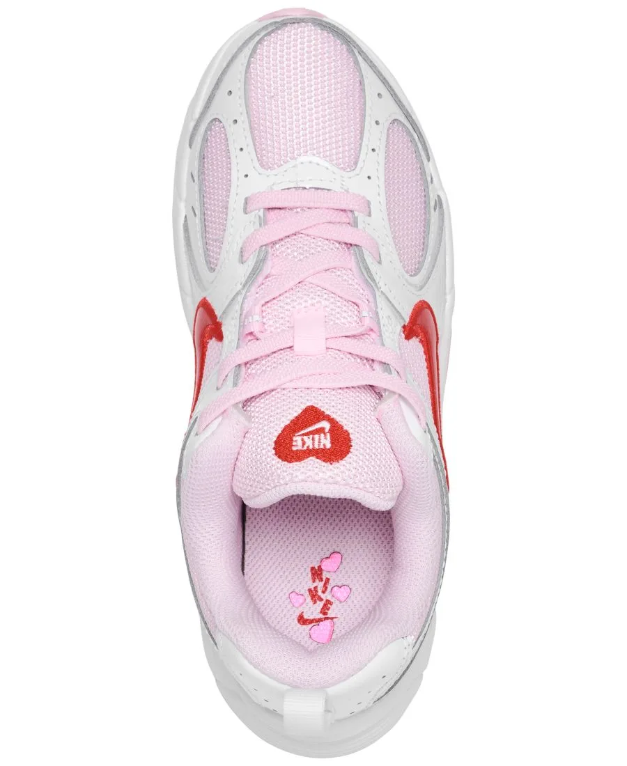 Детские повседневные кроссовки V5 RNR от Finish Line Nike, белый, розовый — фото 3