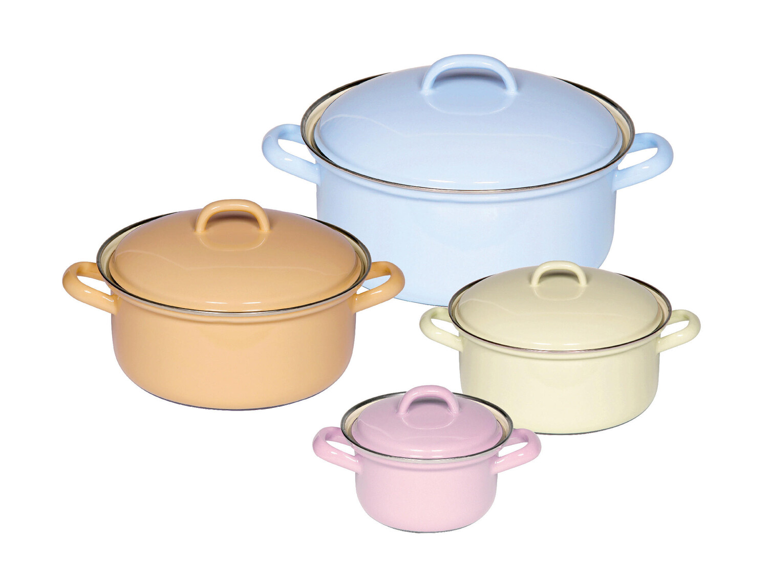 

Набор кастрюль 8 шт Riess, мультиколор